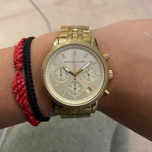 MICHAEL KORS MK-5676 GOLDEN RITZ WRIST WATCH
